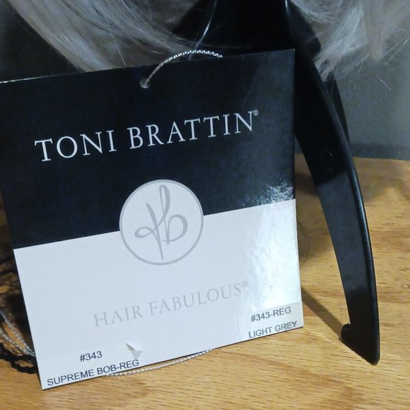 NWT Toni Brattin Supreme Bob Light Grey Average Cap - Picture 6 of 6